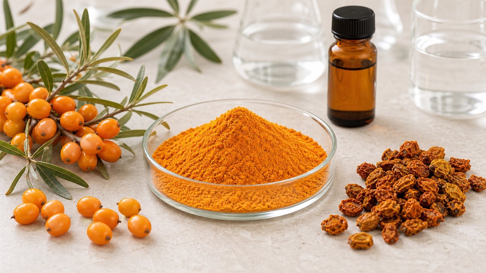 Sea Buckthorn Extract | Cosmetic Ingredient Supplier from China